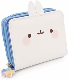 Portfel MOLANG z 2D uszami 12x9,5 cm biały