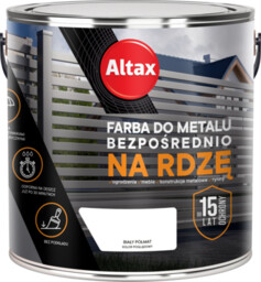 Farba do metalu ALTAX 2,5 l biały półmat