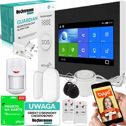 Alarm Bezprzewodowy Czujnik Ruchu Drzwi Okno Gsm Syrena