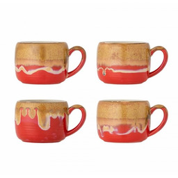 Bloomingville SHEEN Kubek 400 ml - Zestaw 4