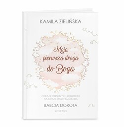 Biblia rozmiar M z nadrukiem dla dziewczynki