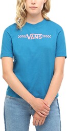 t-shirt damski VANS FUNNIER TIMES BOX Blue Sapphire