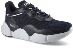 Big Star Granatowe Sneakersy Męskie Wygodne Buty