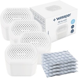 Wessper: 4x pochłaniacz wilgoci + 4x wkłady