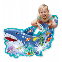 Puzzle Podłogowe Duże XXL 49 Elementów Rekin