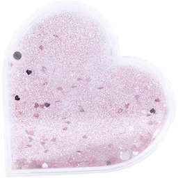 Rayher Akryl. Magnes Pict. Ramka Serce z brokatem,