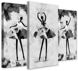 Muralo Obrazy Do Salonu Trzy Abstrakcyjne Baletnice