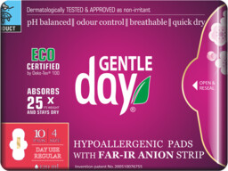 Gentle Day Podpaski higieniczne z paskiem anionowym