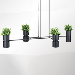Lampa wisząca KUKKIA czarna TH.004CZ - Thoro Odbierz