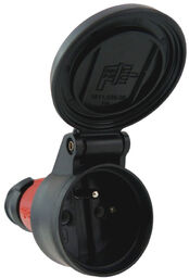 Gniazdo przenośne 2P+PE 16A 230V IP54 czerwone 7493