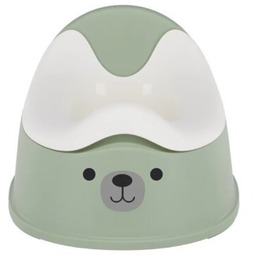 SUN BABY Nocnik B13.002.1.3.1 Miś Zielono-biały