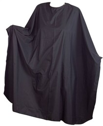 Fox Silky Line, peleryna fryzjerska czarna, duży rozmiar,