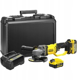 Szlifierka kątowa Stanley Fatmax V20 18V 125mm zestaw