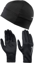 Nike Damskie rękawiczki Run Dry Hat undGlove zestaw