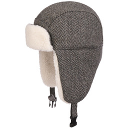 Czapka Pilotka Helvika by Loevenich, czarny, One Size