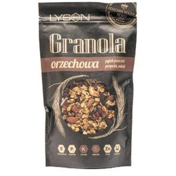 ŁYSOŃ Granola orzechowa z miodem i pyłkiem pszczelim,
