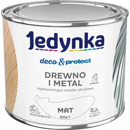 Farba akrylowa Jedynka DecoProtect Drewno i Metal Mat