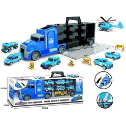 Auto kontener policja