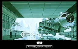 Komar obraz ścienny Star Wars Classic RMQ Hangar