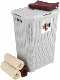 Kosz z pokrywą Curver Natural Style 60 L