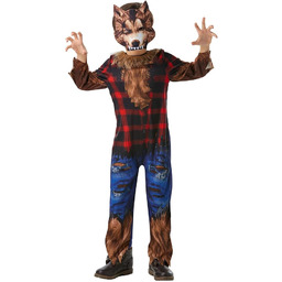 RUBIE''S Oficjalny kostium wilkołaka na Halloween dla dzieci,