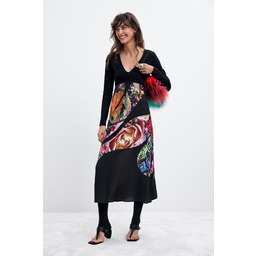 Desigual Sukienka z nadrukiem midi M. C. Lacroix