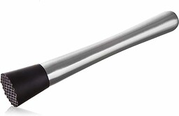 Vacu Vin Muddler koktajlowy, silikon, srebrny, 20 cm