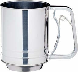 KitchenCraft Przesiewacz do Mąki, Uchwyt i Spust, Stal