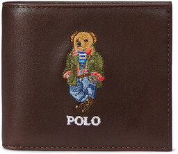 Portfel męski Polo Ralph Lauren 405964516001 Brązowy