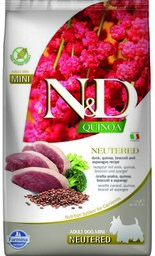 FARMINA Karma dla psa N&D Quinoa Neutered Kaczka