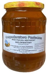 Miód pszczeli nektarowy wielokwiatowy 1 kg