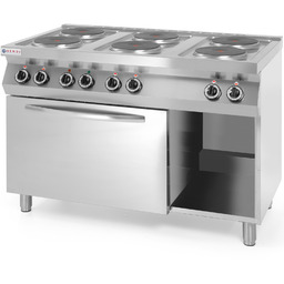 Kuchnia elektryczna wolnostojąca 6 x 2.6kW z piekarnikiem