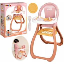 Smoby Baby Nurse Krzesełko Do Karmienia dla Lalek