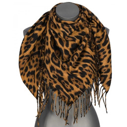 Chusta damska przejściowa w PANTERKĘ na prezent