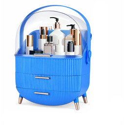 NETTLIFE Luksusowy organizer do makijażu, duży, przenośny, wodoodporny