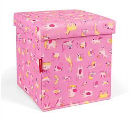 Reisenthel Pufa Sitbox (różowa) Kids abc Friends