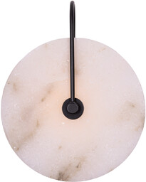 RETRO lampa ścienna kinkiet czarna/złota/biała okrągła LED 2x5W