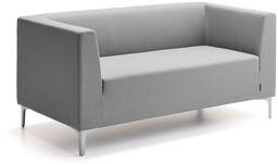 Sofa 2-osobowa CASUAL, tkanina CURA, szary