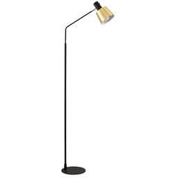 Lindby - Vlada Lampa Podłogowa Matt Brass/Matt Black