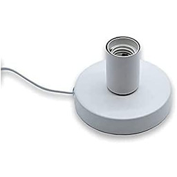 VoltShine Podstawa biurkowa E27 biała z kamerą