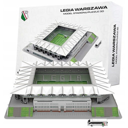 Stadion Piłkarski Legia Warszawa Puzzle 3D 154 elementy