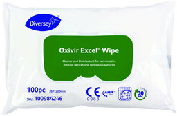 Diversey Chusteczki myjąco-dezynfekujące bez alkoholu Oxivir Excel Wipe