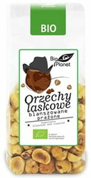 ORZECHY LASKOWE PRAŻONE BLANSZOWANE BIO 100 G -