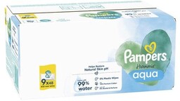 Pampers Harmonie Aqua Chusteczki nawilżane dla dzieci, 9