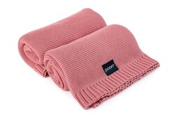 Poofi Kocyk bambusowy Pure kolor: malinowy 80x100