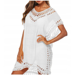 TUNIKA SUKIENKA PLAŻOWA NA LATO PAREO PLAŻOWE NARZUTKA