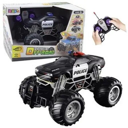 Policja terenowa RC ze światłem - Leantoys