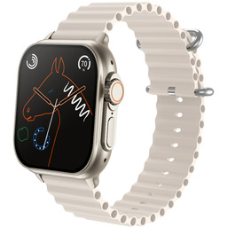 Zegarek damski SMARTWATCH Rubicon RNCF17 fiolet/beż