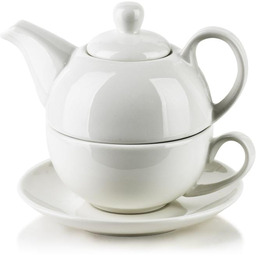 Czajnik z filiżanką dzbanek imbryk tea for one