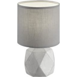 Lampa nocna szara do sypialni PIKE R50831087 -